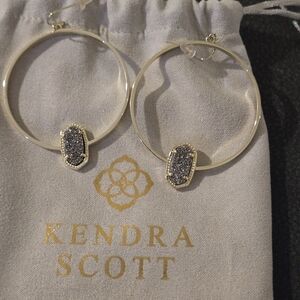 Kendra Scott Elora Druzy Hoop Earrings